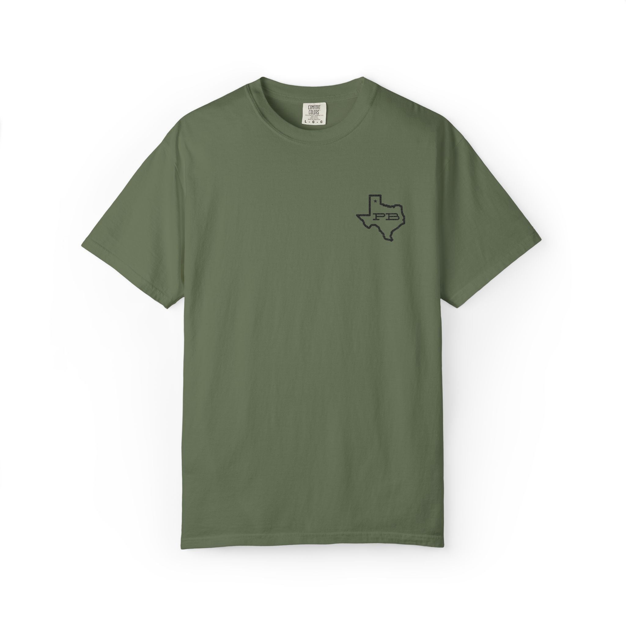 PB Texas Outline Pocket T-Shirt – Home State Pride Tee