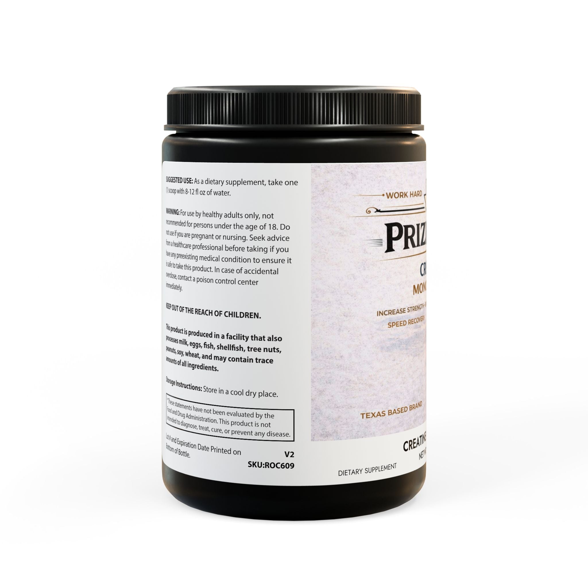 Creatine Monohydrate Supplement (300g, 10.58oz)