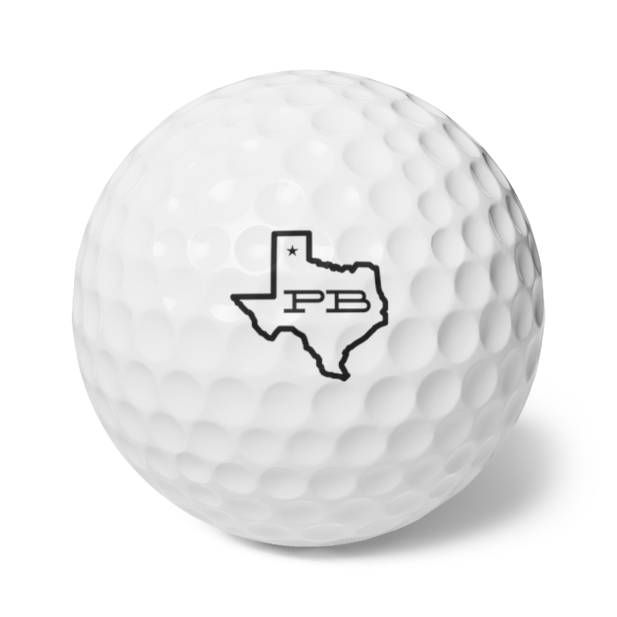 PB Golf Balls, 6pcs